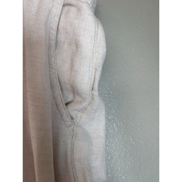 Ocean & Coast Womens‎ 100% Linen Pants Beige Straight XLarge Beach XL - Picture 6 of 10